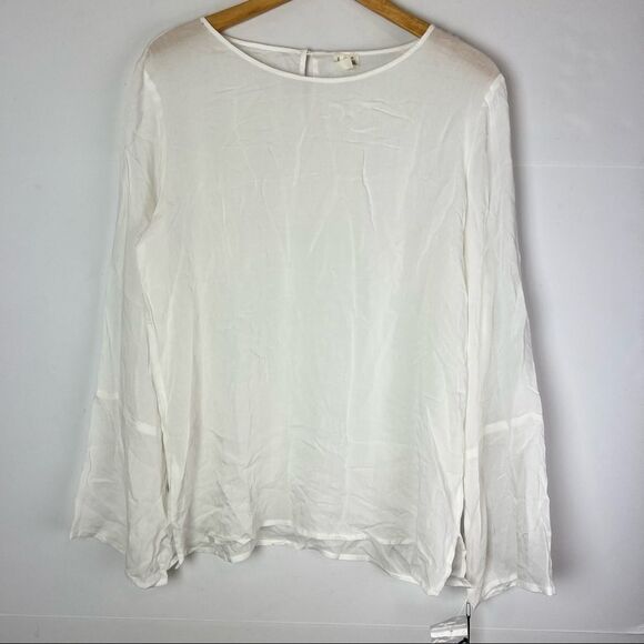 Treasure & Bond • Soft Voile Shirt Ivory - Picture 2 of 6